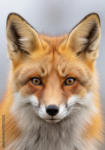 Close-up Portrait of a Red Fox