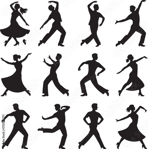 Dynamic Dance Silhouette Bundle

Creative Human Pose Vector Pack

Elegant Movement Silhouette Collection

Modern Dancing Couple & Solo Pose Set

Artistic Fitness & Dance Silhouette Bundle