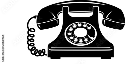 telephone icon vector
