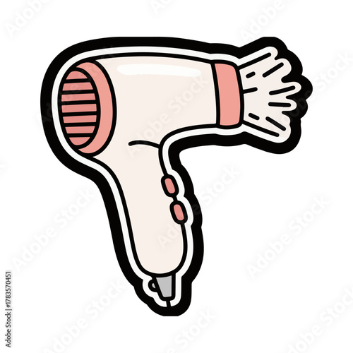 Hair dryer vector illustration design