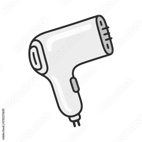 Hair dryer vector illustration design