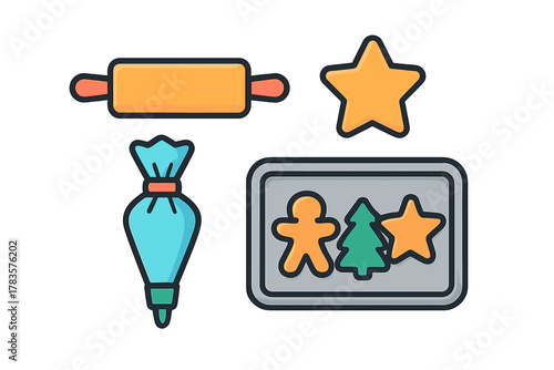 Essential kitchen equipment and tools for holiday cookie baking and confectionery preparation