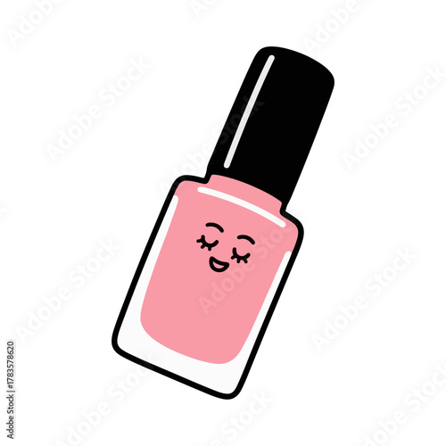 nail polish vector illustration design