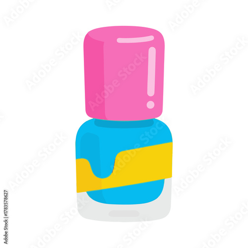 nail polish vector illustration design