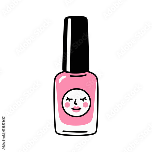 nail polish vector illustration design