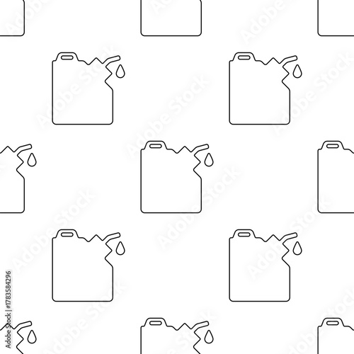 canister seamless pattern isolated on transparent background.