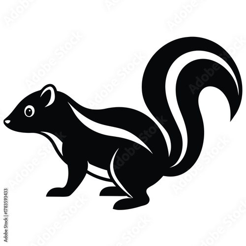 skunk vector icon