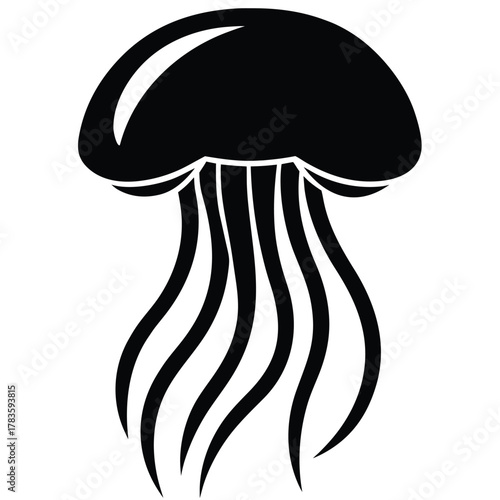 jellyfish vector icon