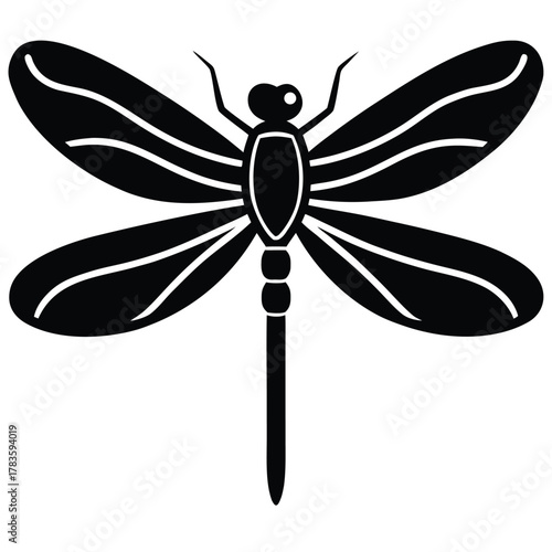 dragonfly vector icon
