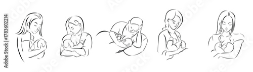 braestfeeding illustration design