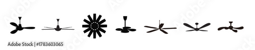 Ceiling Fan Vector.