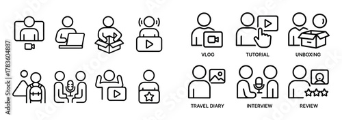 Minimalist Blogger Icons