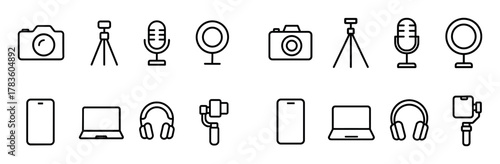 Blogger Equipment Icons