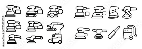 Minimalist Power Tool Icons