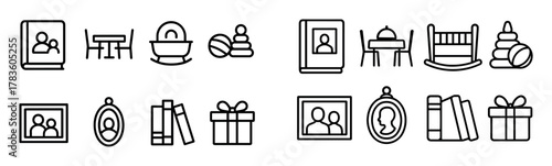 Minimalist Family Icons