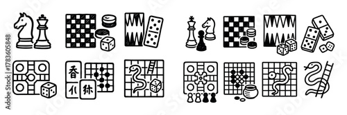 Classic Board Game Doodles