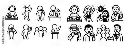 Disco Doodle Icons