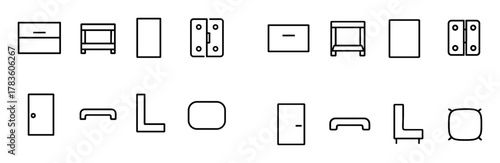 Minimalist Furniture Icons