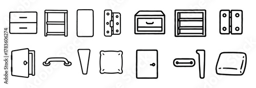 Modular Furniture Icons