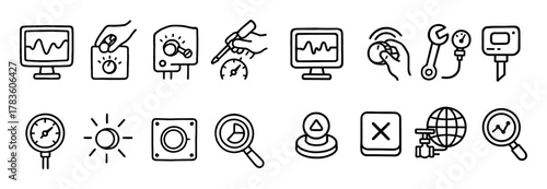 Doodle Process Control Icons
