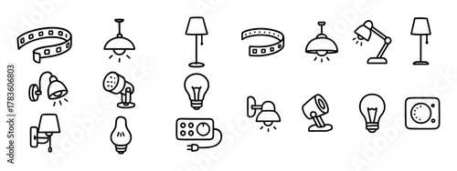 LED Lighting Icons
