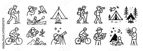 Eco Tourism Icons