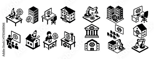 AI Development Icons