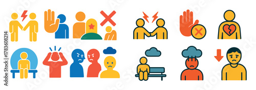 Negative Emotions Icons