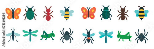 Forest Insect Icons