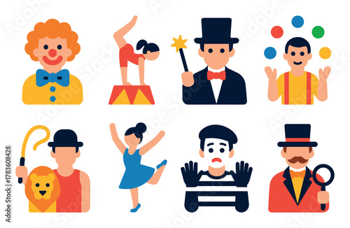 Circus Performer Icons