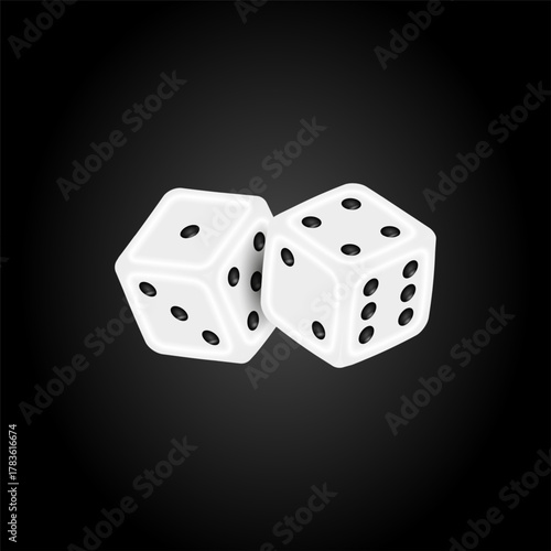 Dices graphic resourses for  casino o gambling related designs