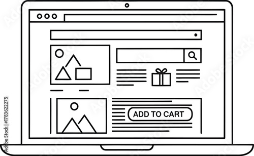 Abstract geometric pattern with vibrant color accents