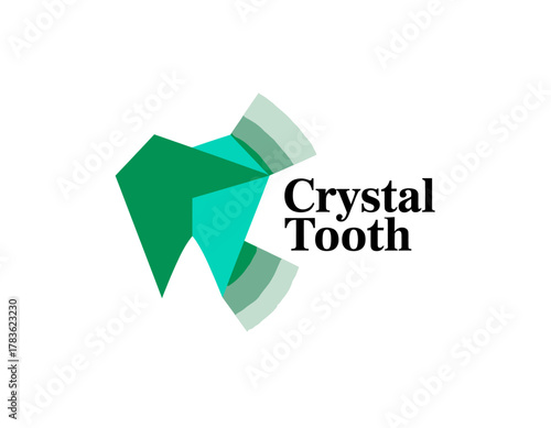 This logo features modern geometric shapes in blue and green colors, showcasing a sleek design that represents innovation and creativity in a compelling way.