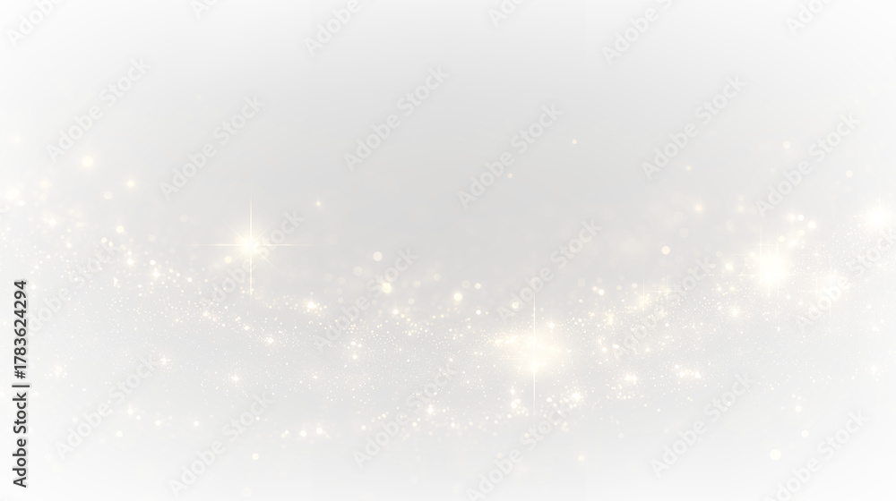 Fototapeta premium Sparkling glitter background with shimmering effects on a transparent surface for design projects and creative uses