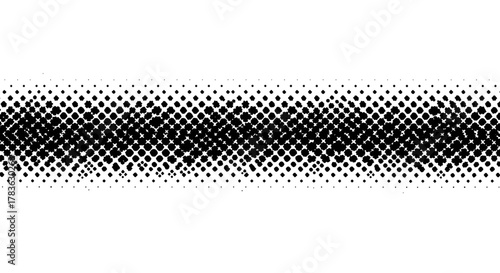 Monochrome abstract geometric fade with a dynamic digital transition, featuring a black cross halftone gradient forming a minimal modern texture, ideal for posters and graphic design backgrounds