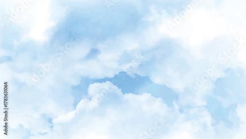 Beautiful blue sky clouds for background. The vast blue sky and clouds sky