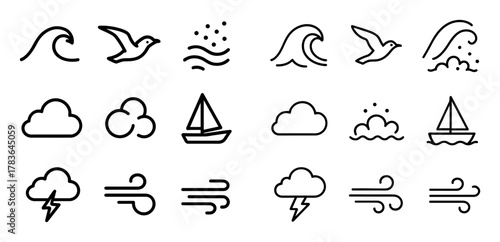 Windy Weather Icons