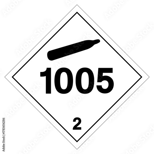 Anhydrous Ammonia Symbol Sign, Vector Illustration, Isolate On White Background, Label.EPS10