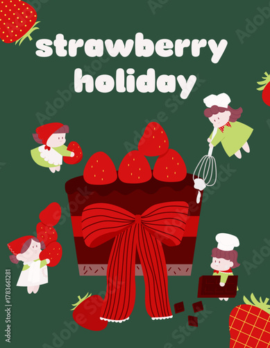 달콤한 딸기와 함께하는 사랑스럽고 따뜻한 휴일 이야기