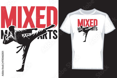 Mixed Martial Art T-Shirt Design