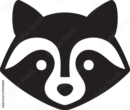 The Raccoon Icon Wildlife Stealth Mascots and Nature Graphics