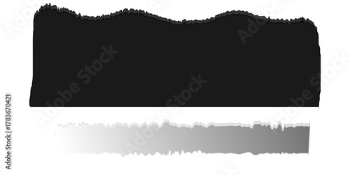 Ripped paper torn edges vector illustration. Realistic torn paper texture background. 
