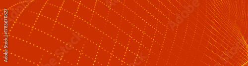 Futuristic dot wave. Abstract digital particle wave. Technology background. Colored musical wave. Light background. Digital background with smooth, wavy curves. 3D vector illustration