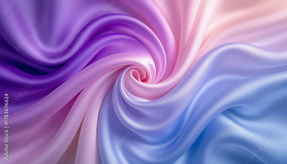 Obraz premium swirling silk cloth