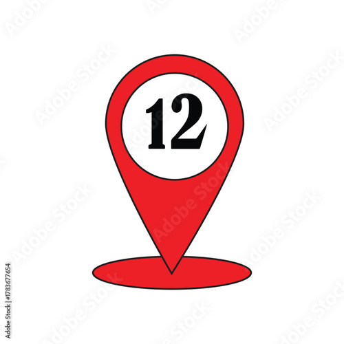 house location sign number 12