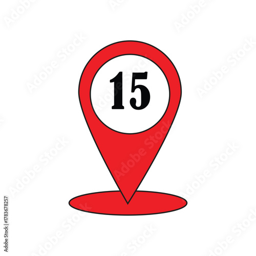 house location sign number 15