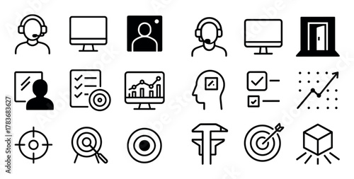 Minimalist Technology Icons