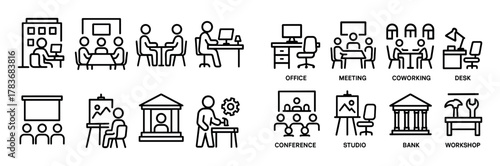 Workplace Stress Icons