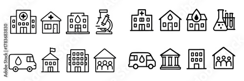 Blood Donation Icons