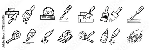 Construction Icon Grid